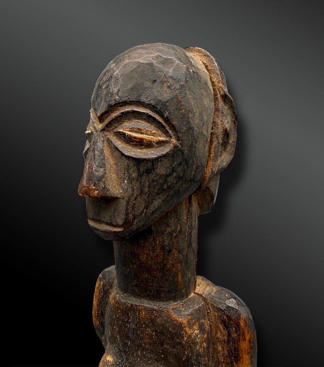 Anthropomorphic Statuette - Democratic Republic Of Congo - First Half Of The 20th Century -photo-2