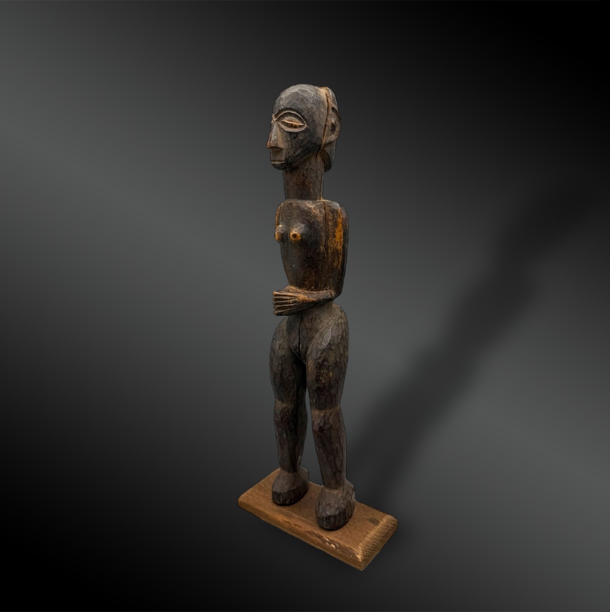 Anthropomorphic Statuette - Democratic Republic Of Congo - First Half Of The 20th Century -photo-3