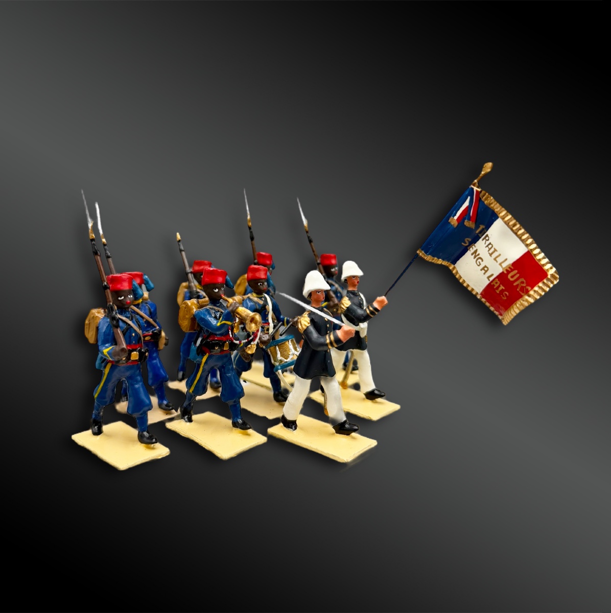 Au Plat D’étain, Ateliers Lucotte - “senegalese Riflemen” Box Set - France