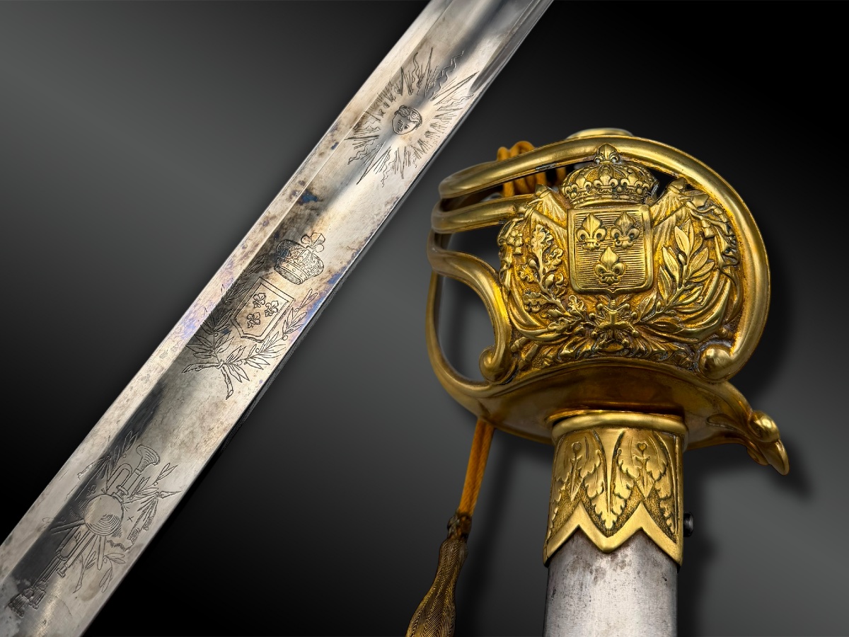 Sabre Of The King's Bodyguards, Model 1815 - France - 19th Century-photo-4