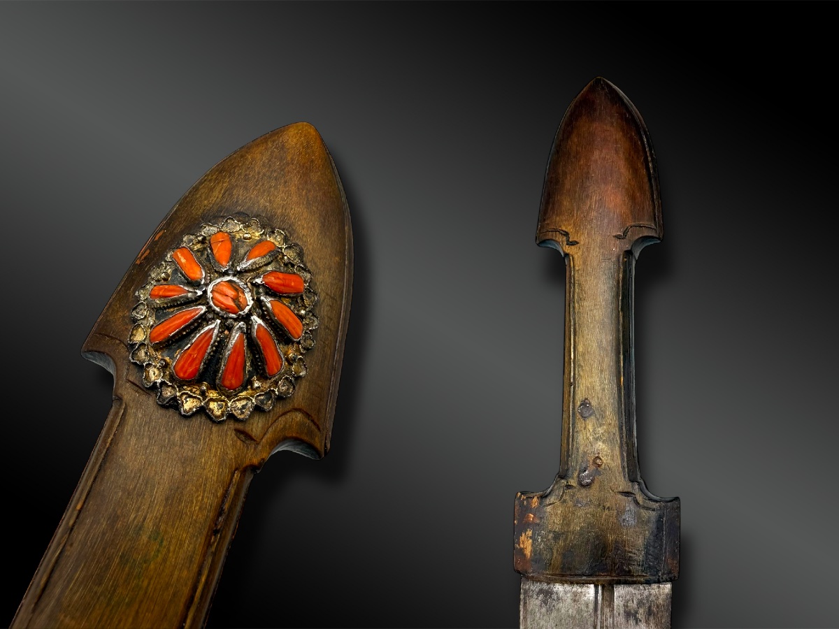 POIGNARD appelé Qaddara - Caucase, Sud du Daghestan - XIXème siècle-photo-3