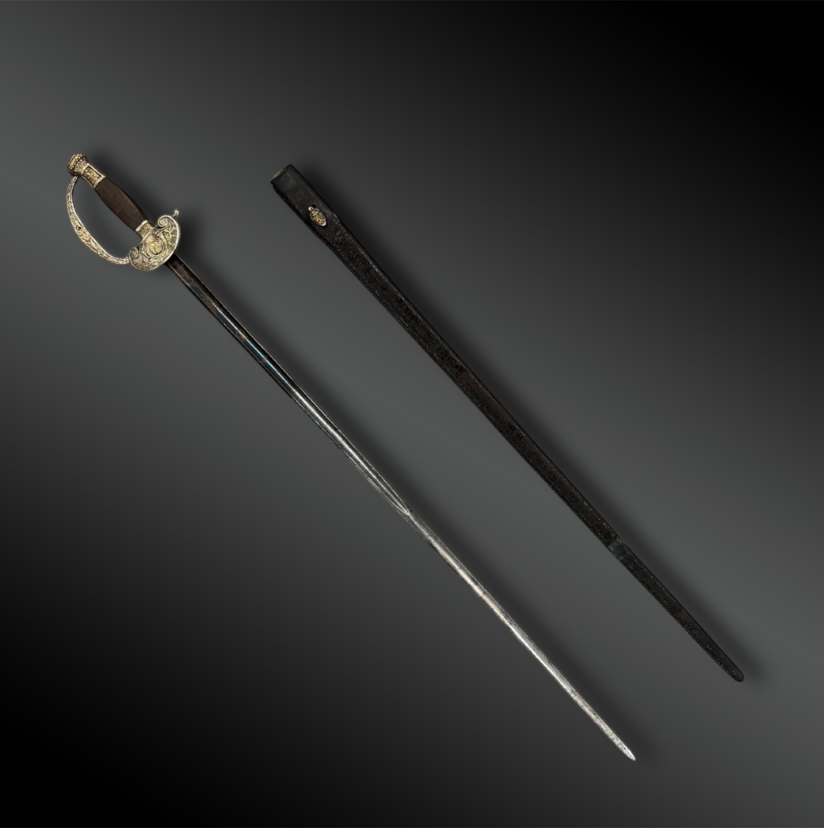 Senior Officer's Sword - France - Restoration-photo-2