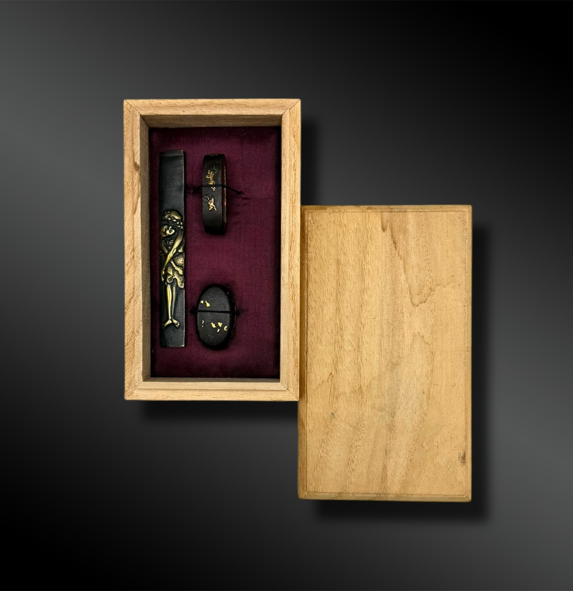 Fuchi, Kashira And Kotsuka Set - Japan - Edo Period (1603-1868)-photo-3
