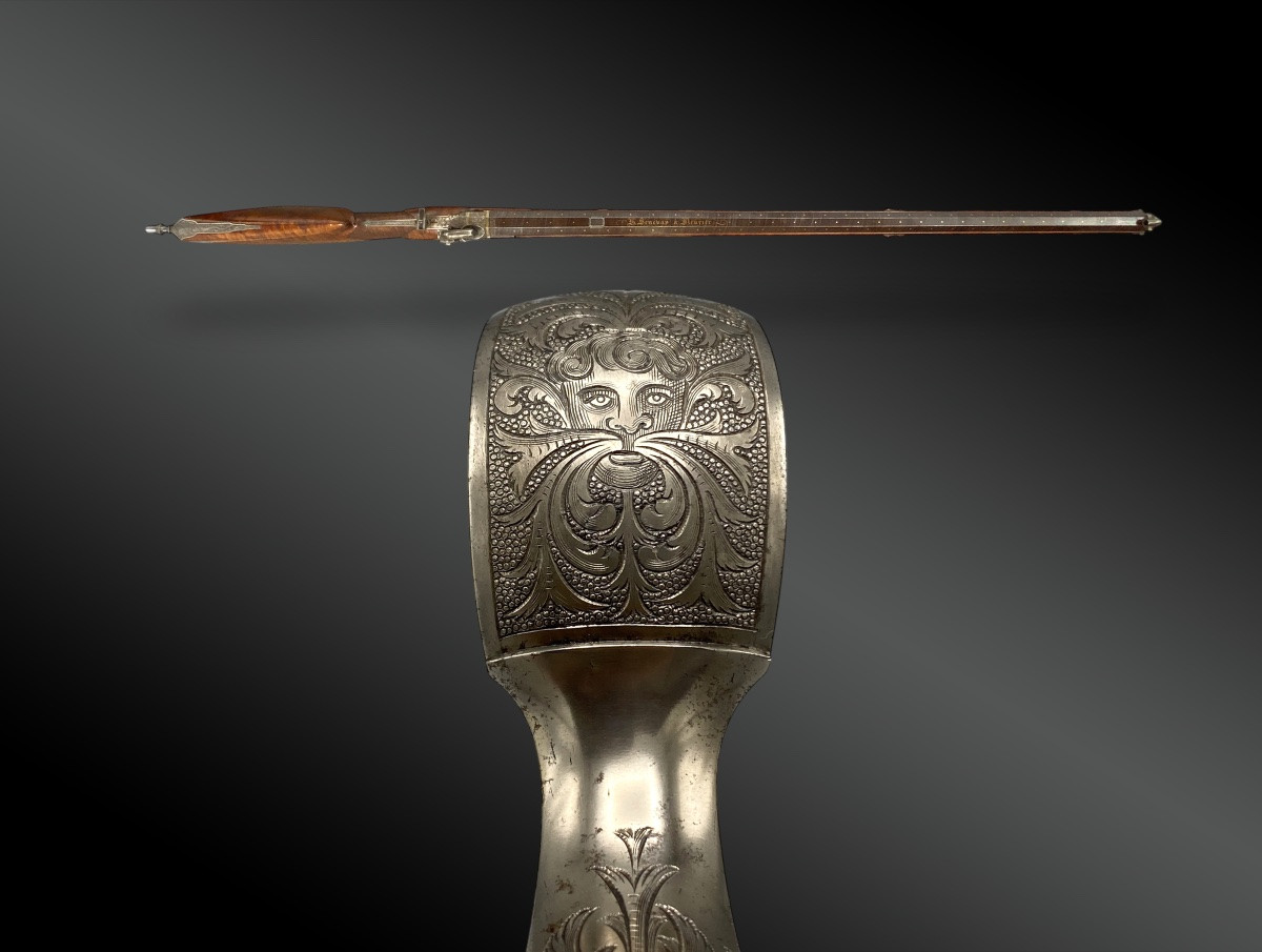 FUSIL DE MATCH, A PERCUSSION GRAND LUXE par SENEVAY à FLEURIER Suisse vers 1850-photo-4
