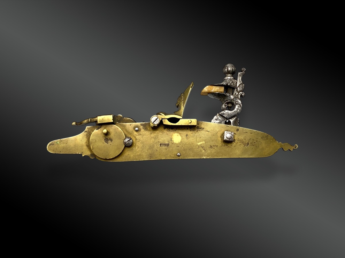 PLATINE de DEMONSTRATION, SILEX et ROUET  Europe, XVIII et XIXème siècle-photo-4