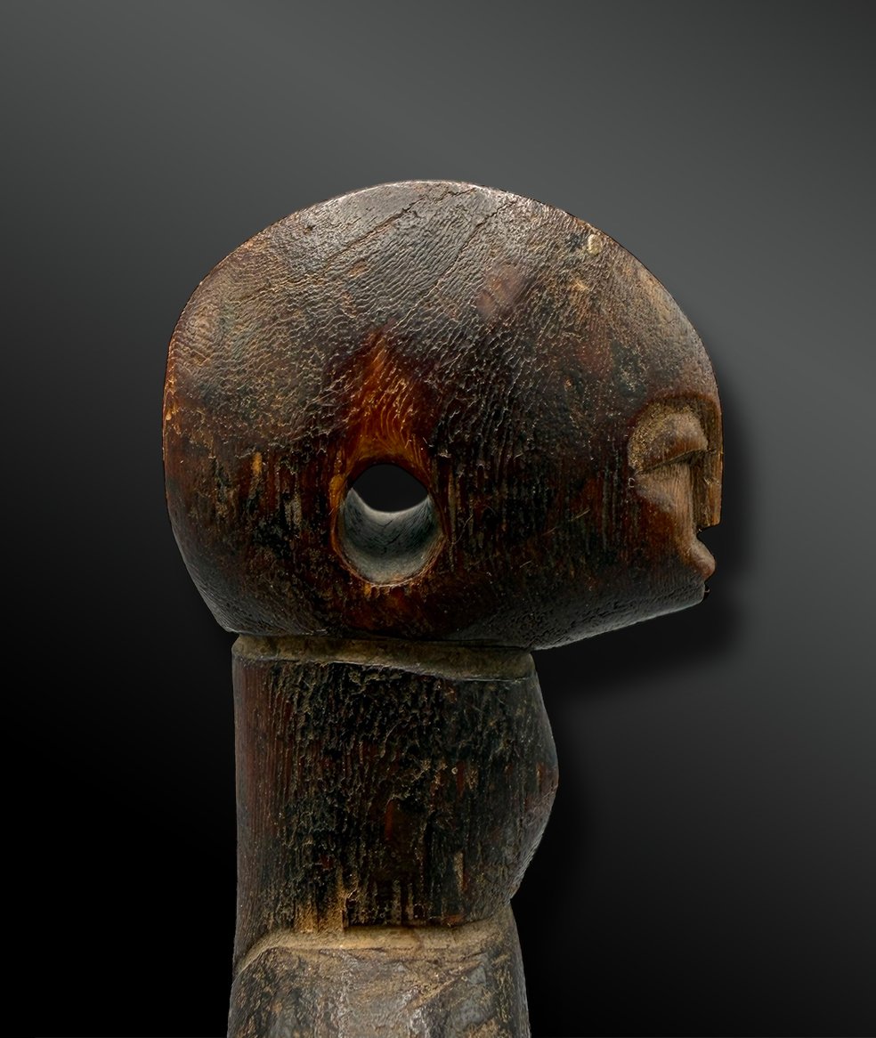 Pulley Stirrup From A Weaving Loom, Animated With A Female Figure, Mossi Culture, Burkina Faso -photo-2