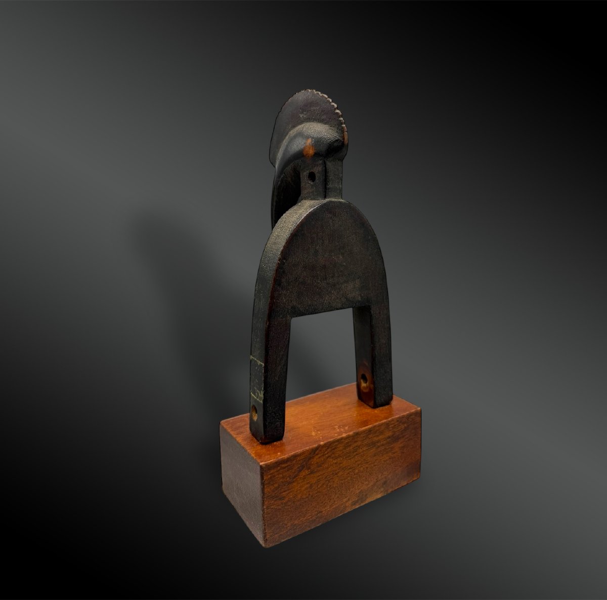 Pulley Stirrup For A Weaving Loom, Animated With A Hornbill Head, Senufo Culture, Ivory Coast -photo-4