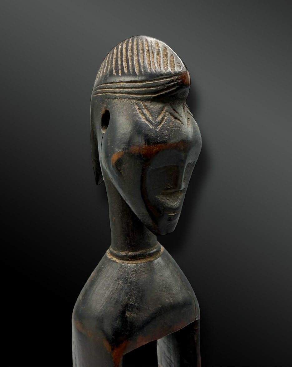 Loom Pulley Stirrup Animated With An Anthropomorphic Face, Gouro Culture, Zuénoula -photo-2