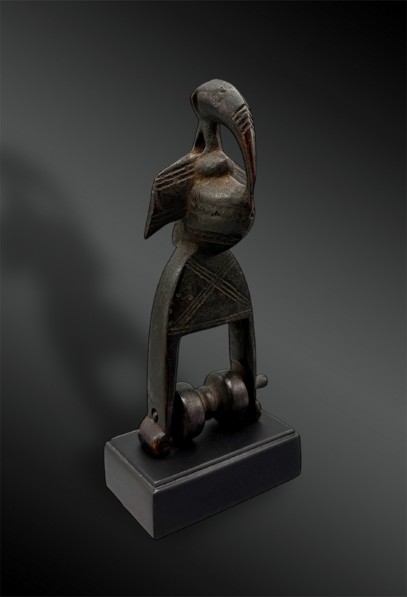 Pulley Stirrup Of A Weaving Loom Animated By A Porpianong Senufo Culture, Ivory Coast 