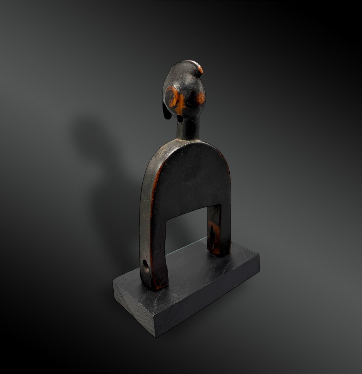 Pulley Stirrup Of A Weaving Loom Animated By A Hornbill Head, Senufo Culture, Ivory Coast-photo-3