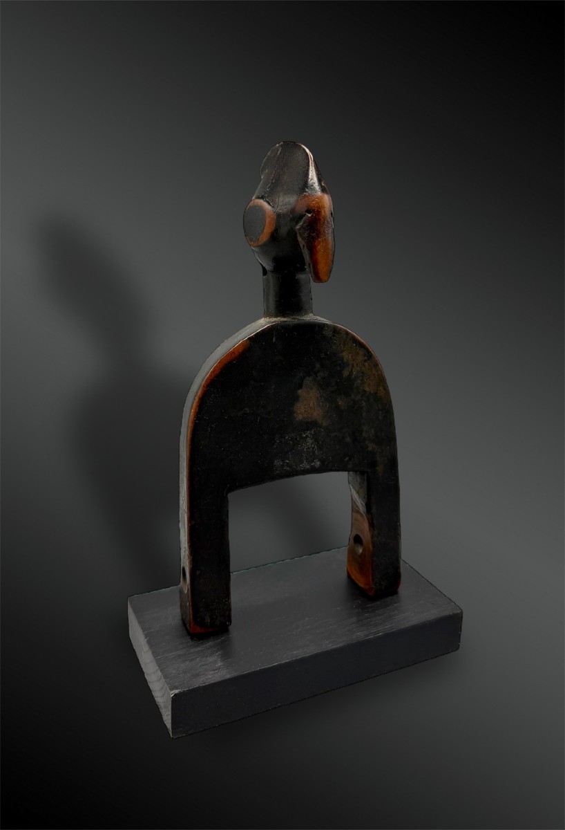 Pulley Stirrup Of A Weaving Loom Animated By A Hornbill Head, Senufo Culture, Ivory Coast