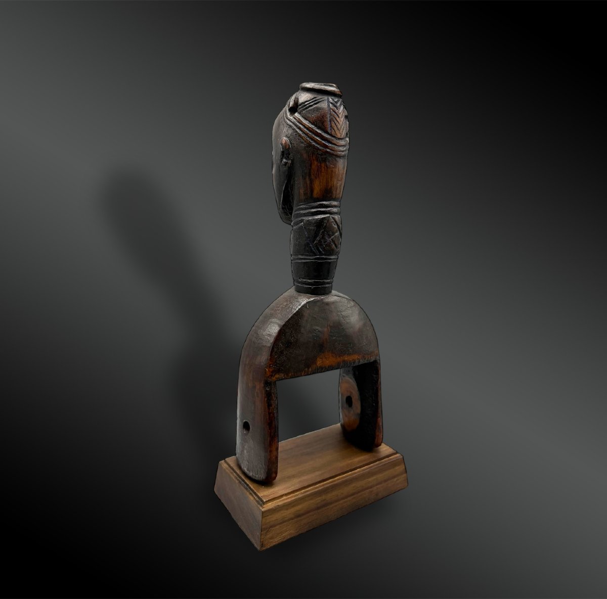 Loom Pulley Stirrup Animated By An Anthropomorphic Figure, Gouro Culture-photo-4