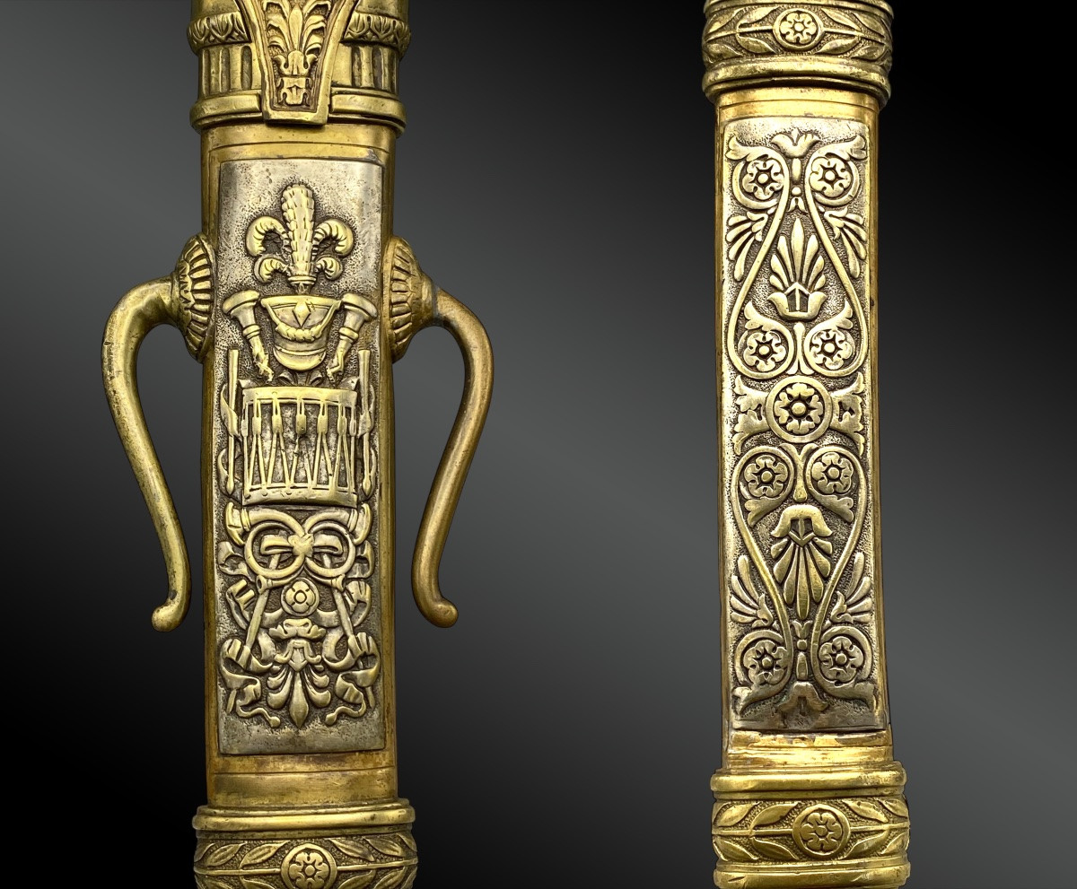Sabre de tambour-major, modèle 1822, modifié sous Louis-Philippe. France, XIXème siècle.-photo-2