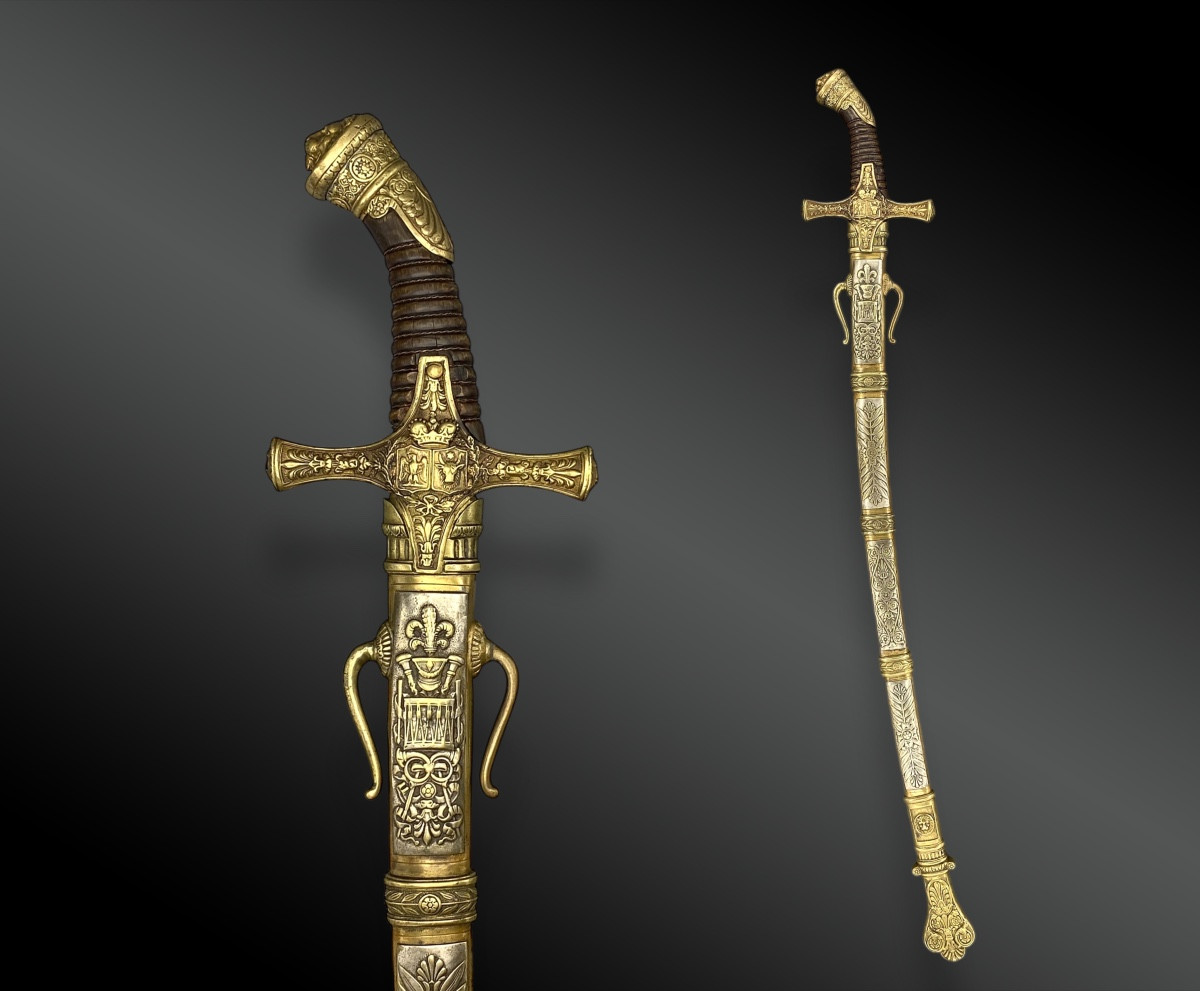 Sabre de tambour-major, modèle 1822, modifié sous Louis-Philippe. France, XIXème siècle.