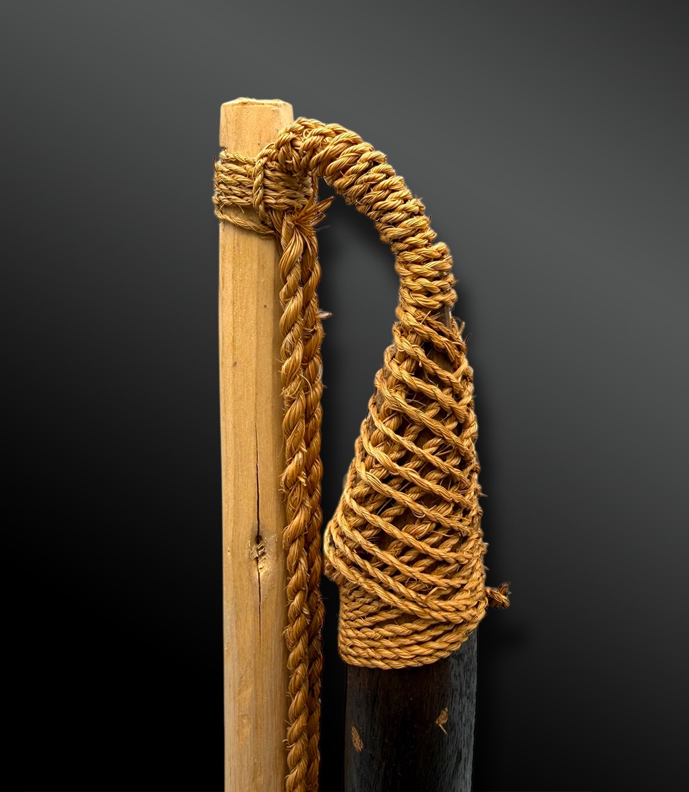 HAMEÇON pour les POISSONS des GRANDS FONDS - Ontong Java, Îles Salomon, Mélanésie -XXème siècle-photo-2