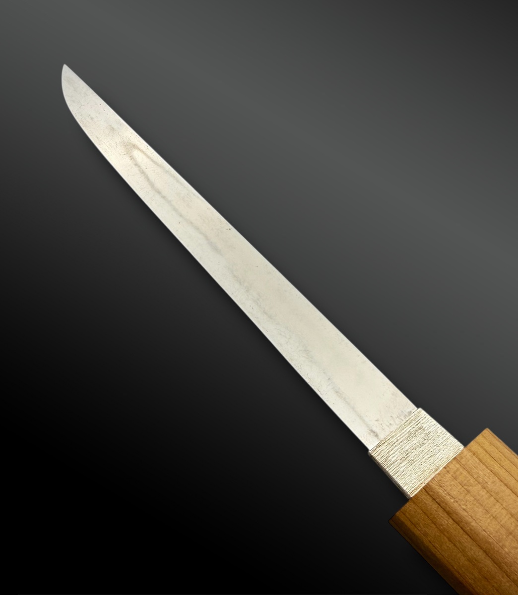 Kogatana signé Osafune Ju Moriie en shirasaya - Japon – Début période Muromachi (1394-1428)-photo-2