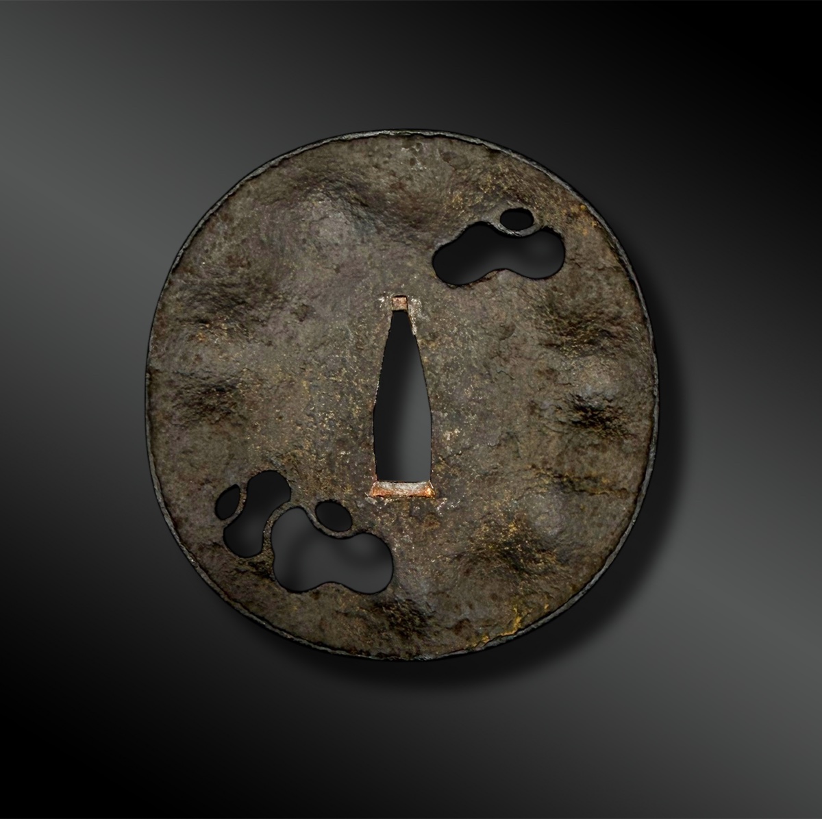 Tsuba Shin No Maru Gata - Japan - Edo Period (1603-1868)-photo-3