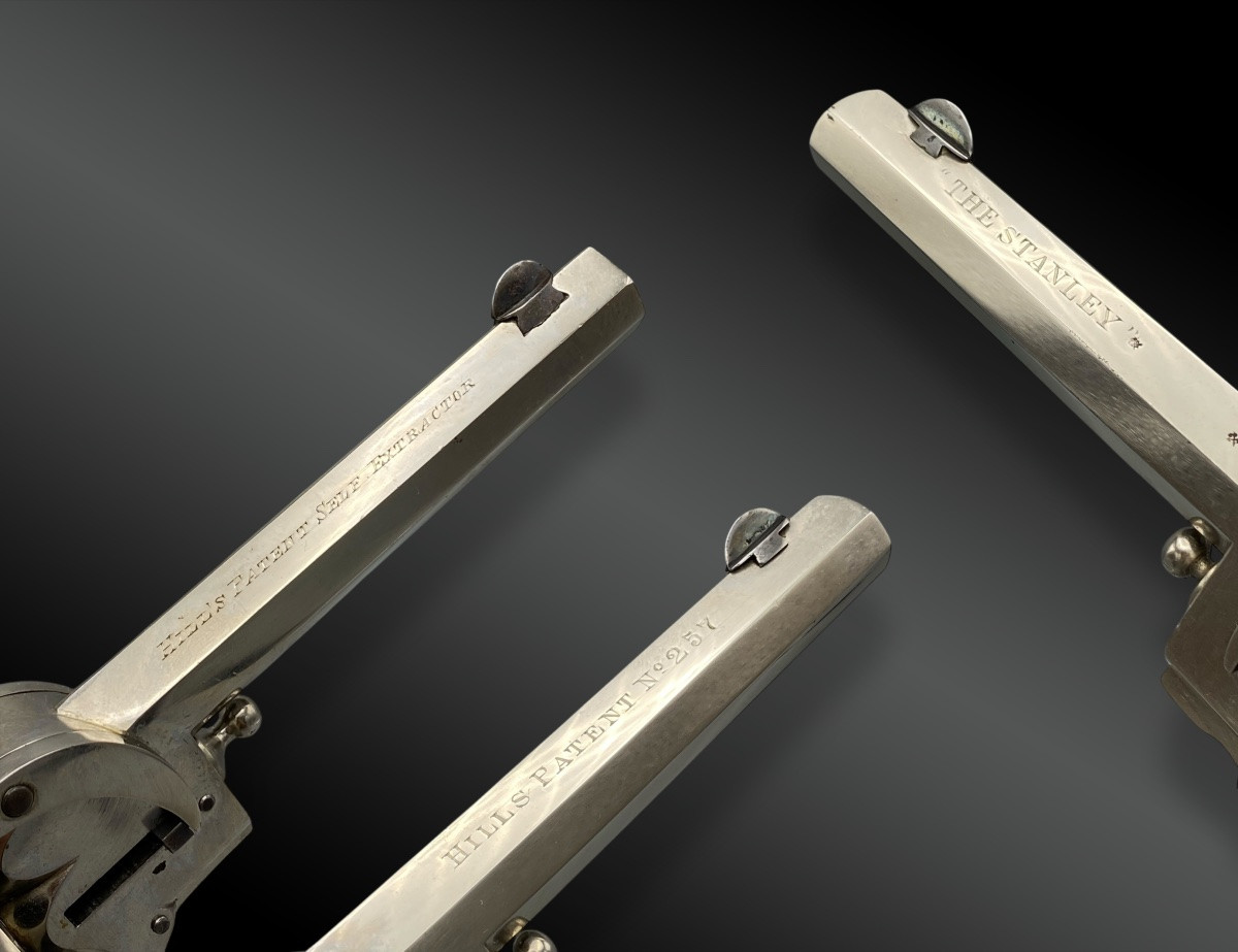 Necessary Case With Two Hill's Panted Self Extractor Revolvers, United Kingdom, 19th Century-photo-1