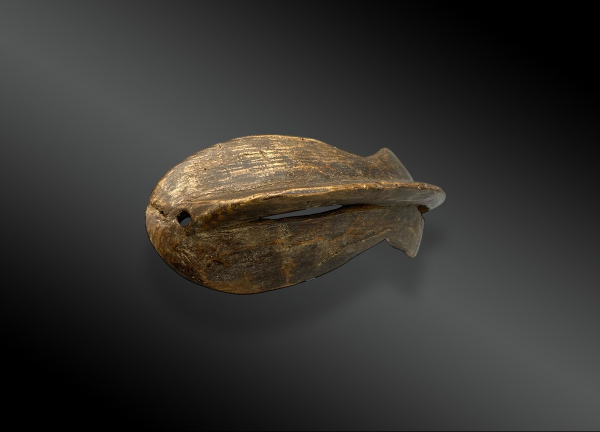 Paire de LUNETTES à NEIGE appelée Igauget Culture Iñupiat ou Yupik, Alaska -photo-2