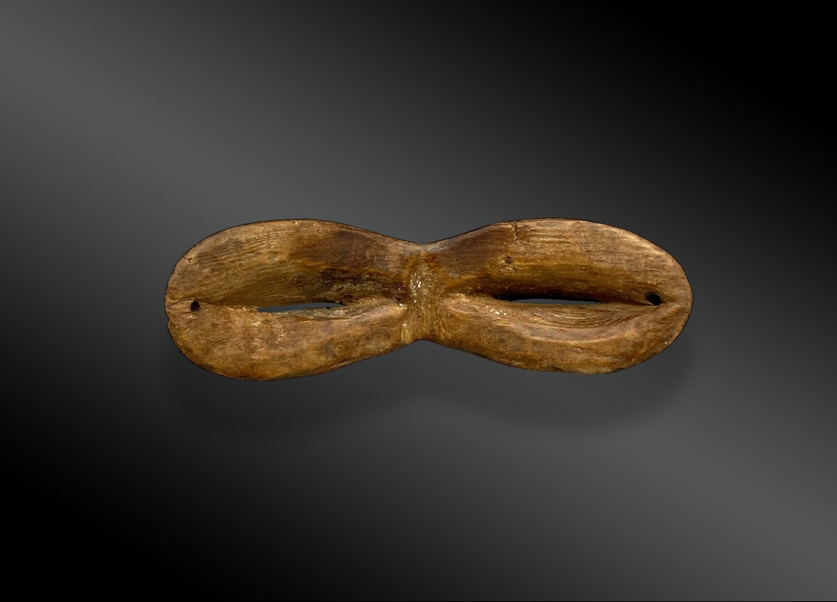 Paire de LUNETTES à NEIGE appelée Igauget Culture Iñupiat ou Yupik, Alaska -photo-3