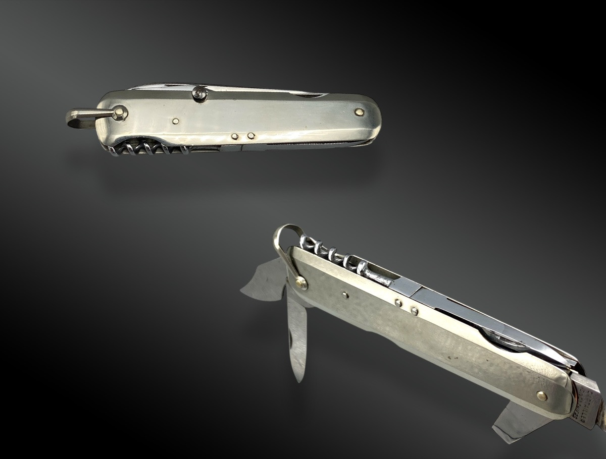 COUTEAU fermant, multi lames par CARTAILLER À THIERS France XXème.-photo-2