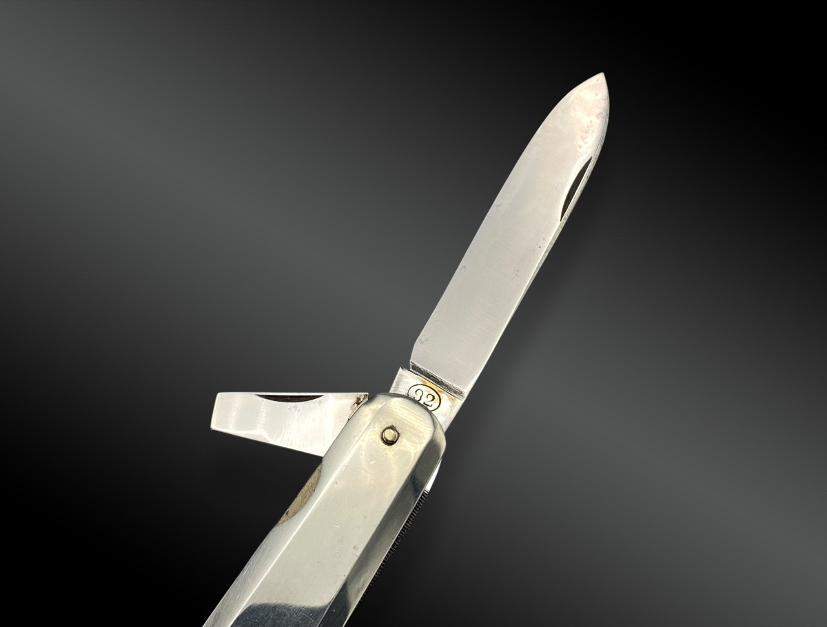 COUTEAU fermant, multi lames par CARTAILLER À THIERS France XXème.-photo-3