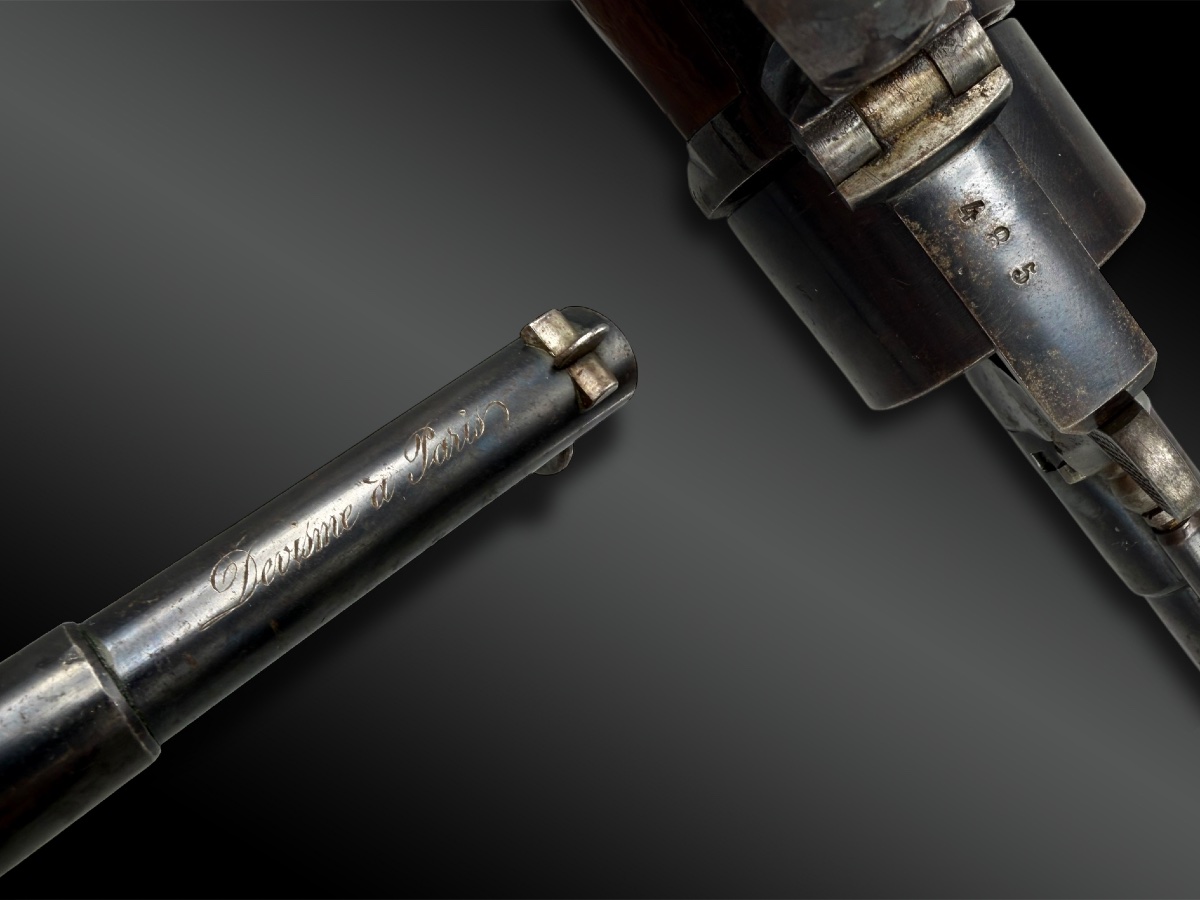 Revolver Box Set Devisme - Paris, France - Circa 1860-photo-3