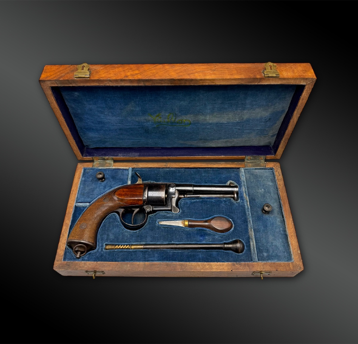 Revolver Box Set Devisme - Paris, France - Circa 1860