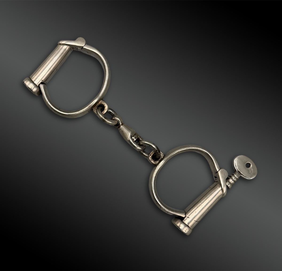 Pair Of Handcuffs Or Restraints - United States - Circa 1940-photo-2