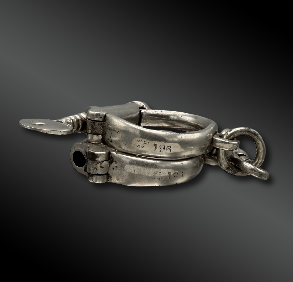 Pair Of Handcuffs Or Restraints - United States - Circa 1940-photo-4