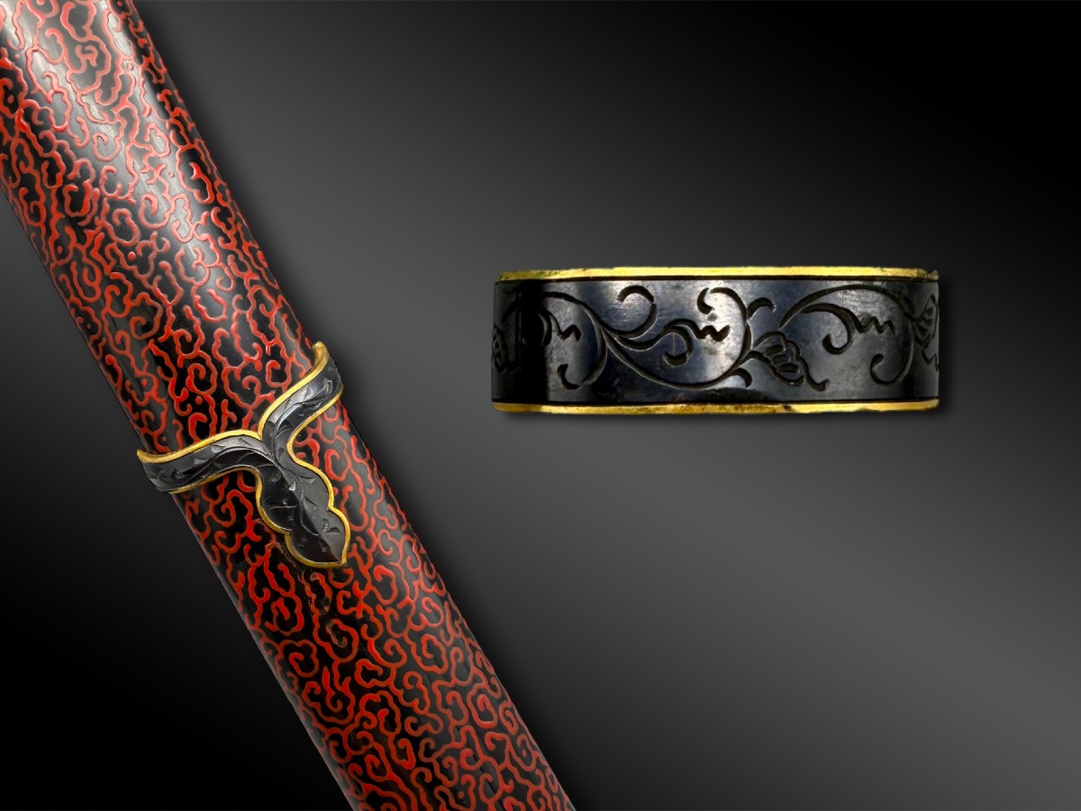 SABRE appelé Itomaki-no-tachi - Japon - Période Edo (1603-1868) - XVIIIème siècle-photo-5