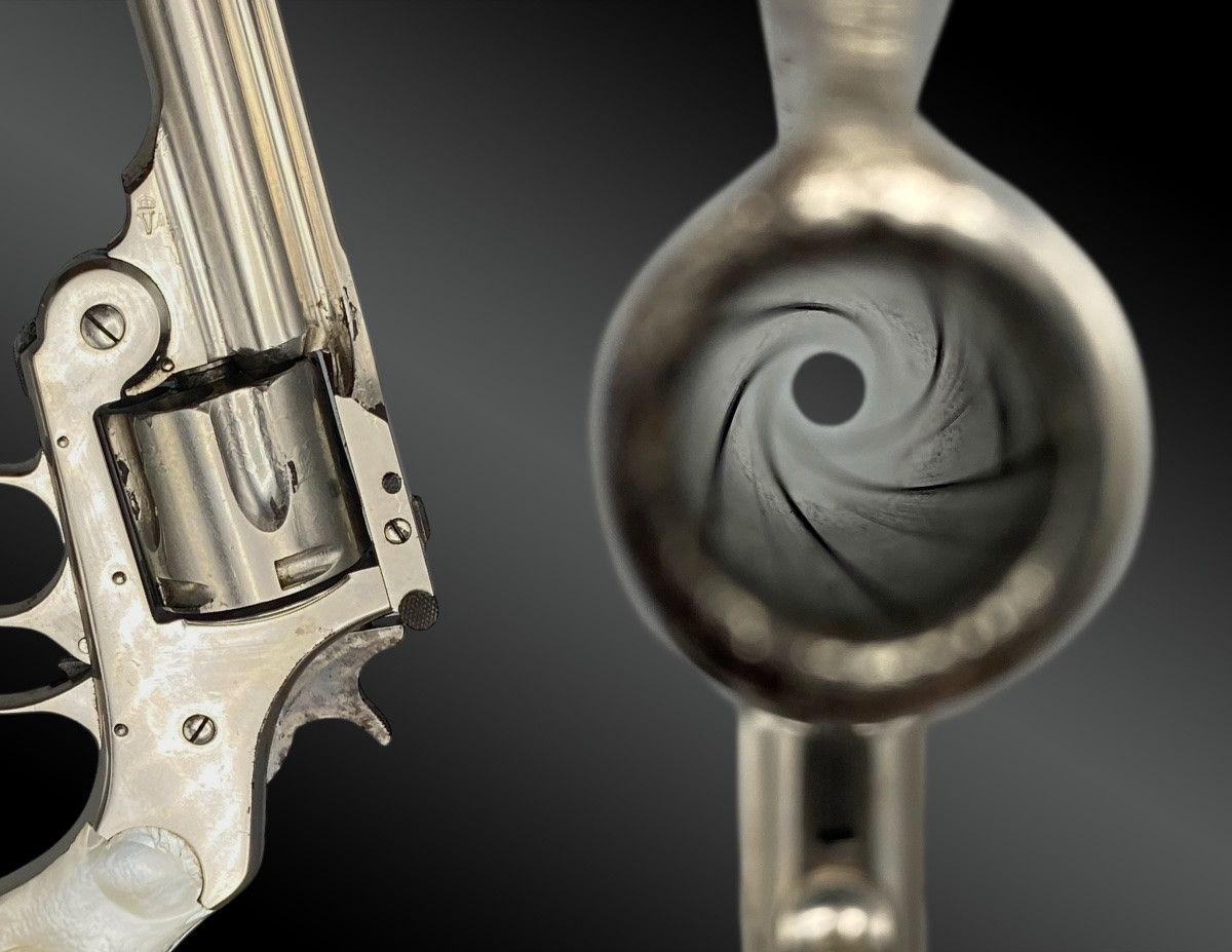 Harrington Richardson, Da. Revolver, Nickel-plated And Mother-of-pearl, United States – 19th Century-photo-4