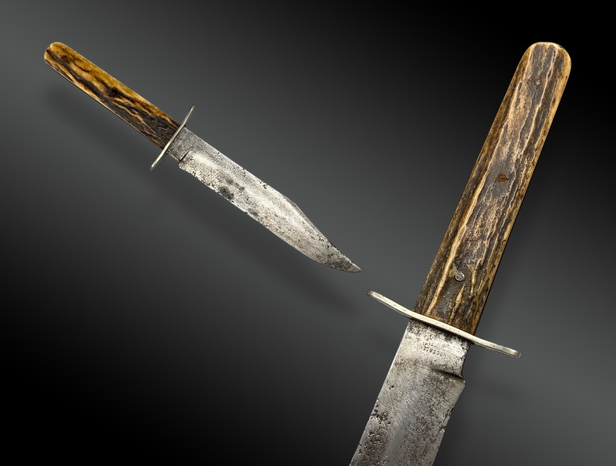 Bowie Knife By Wilkinson And Son Sheffield, United Kingdom, 19th Century-photo-2