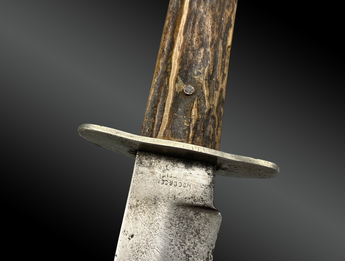Bowie Knife By Wilkinson And Son Sheffield, United Kingdom, 19th Century-photo-3