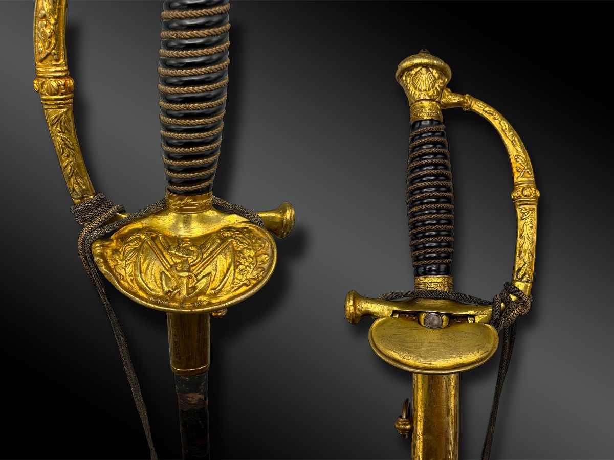 Naval Officer's Sword And Those Of Naval Control Officials - France-photo-4