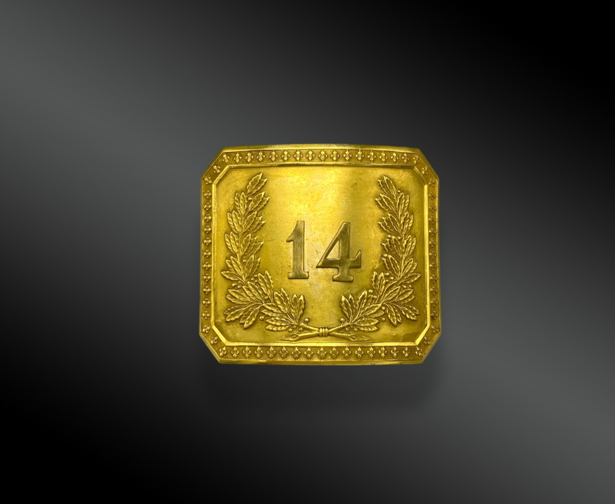 National Guard Infantry Or Legion Officer's Belt Plate