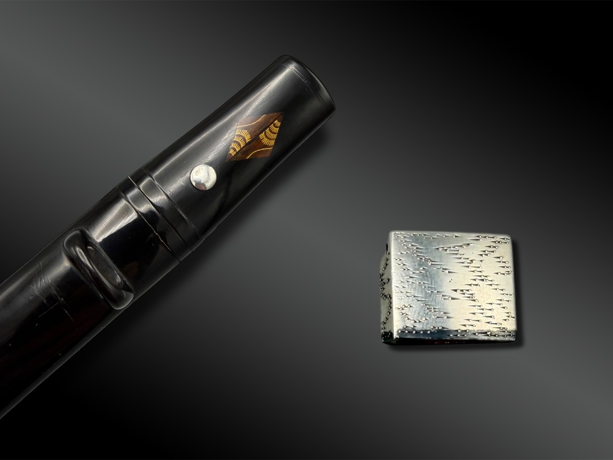 Knife Called Aikushi, Signed Kadomatsu Saku Kore - Japan - Edo Period (1603-1868)-photo-4