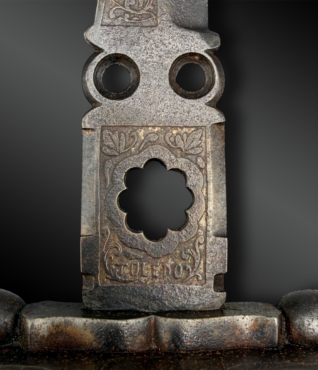 Left-hand Dagger - Toledo, Spain - 19th Century-photo-3