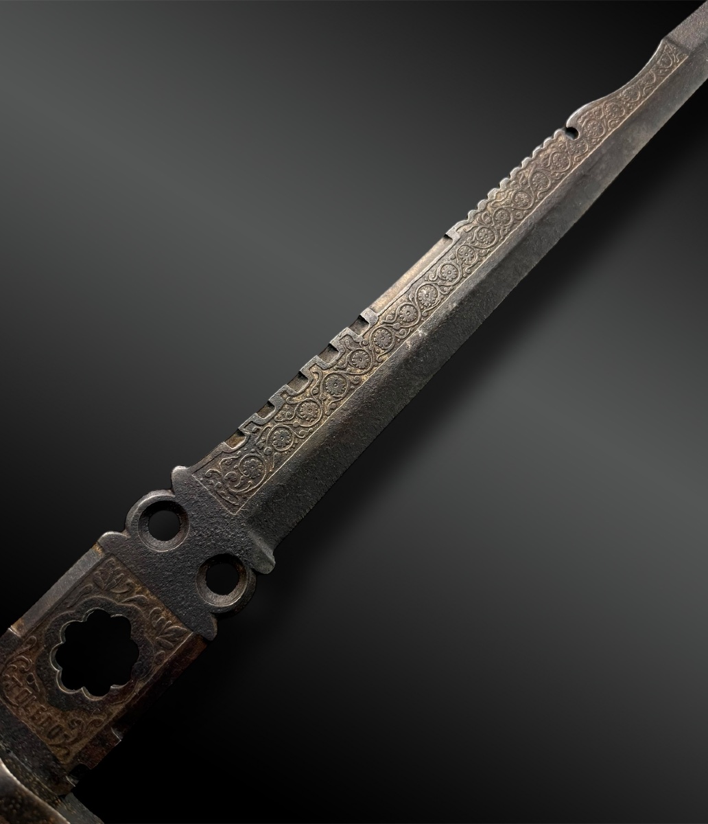 Left-hand Dagger - Toledo, Spain - 19th Century-photo-4