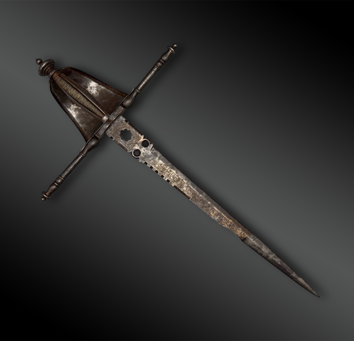 Left-hand Dagger - Toledo, Spain - 19th Century-photo-1