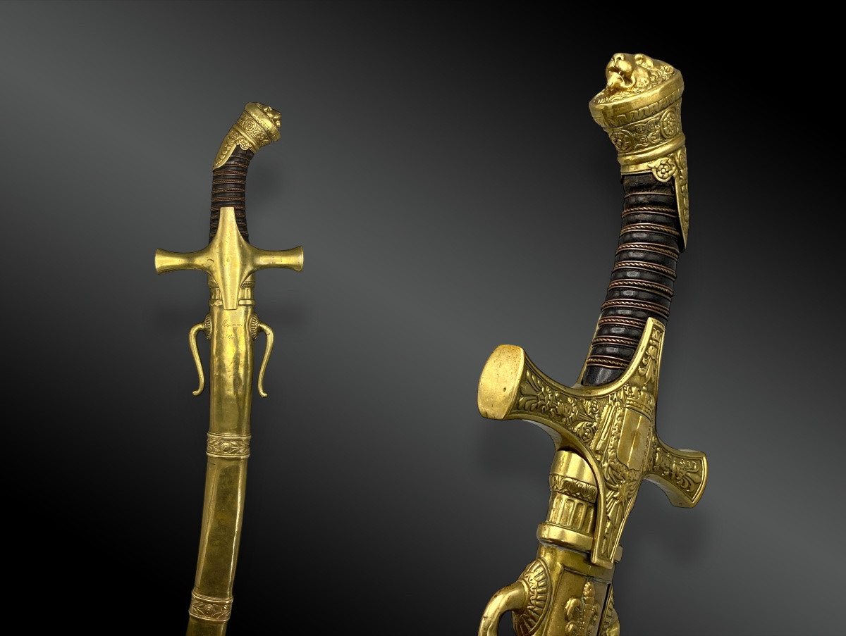 SABRE DE TAMBOUR-MAJOR, MODÈLE 1822, MODIFIÉ SOUS LA MONARCHIE DE JUILLET.-photo-1