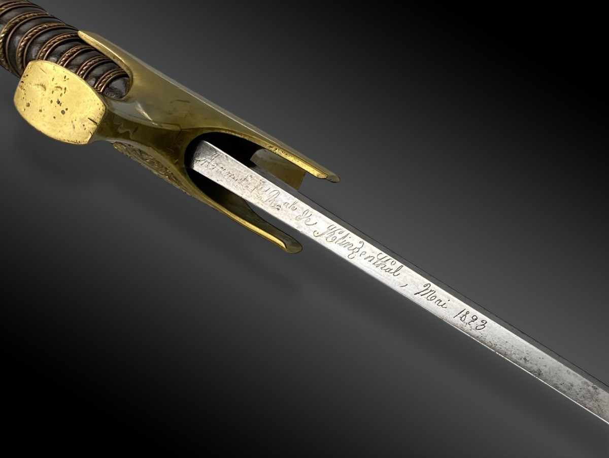 SABRE DE TAMBOUR-MAJOR, MODÈLE 1822, MODIFIÉ SOUS LA MONARCHIE DE JUILLET.-photo-2