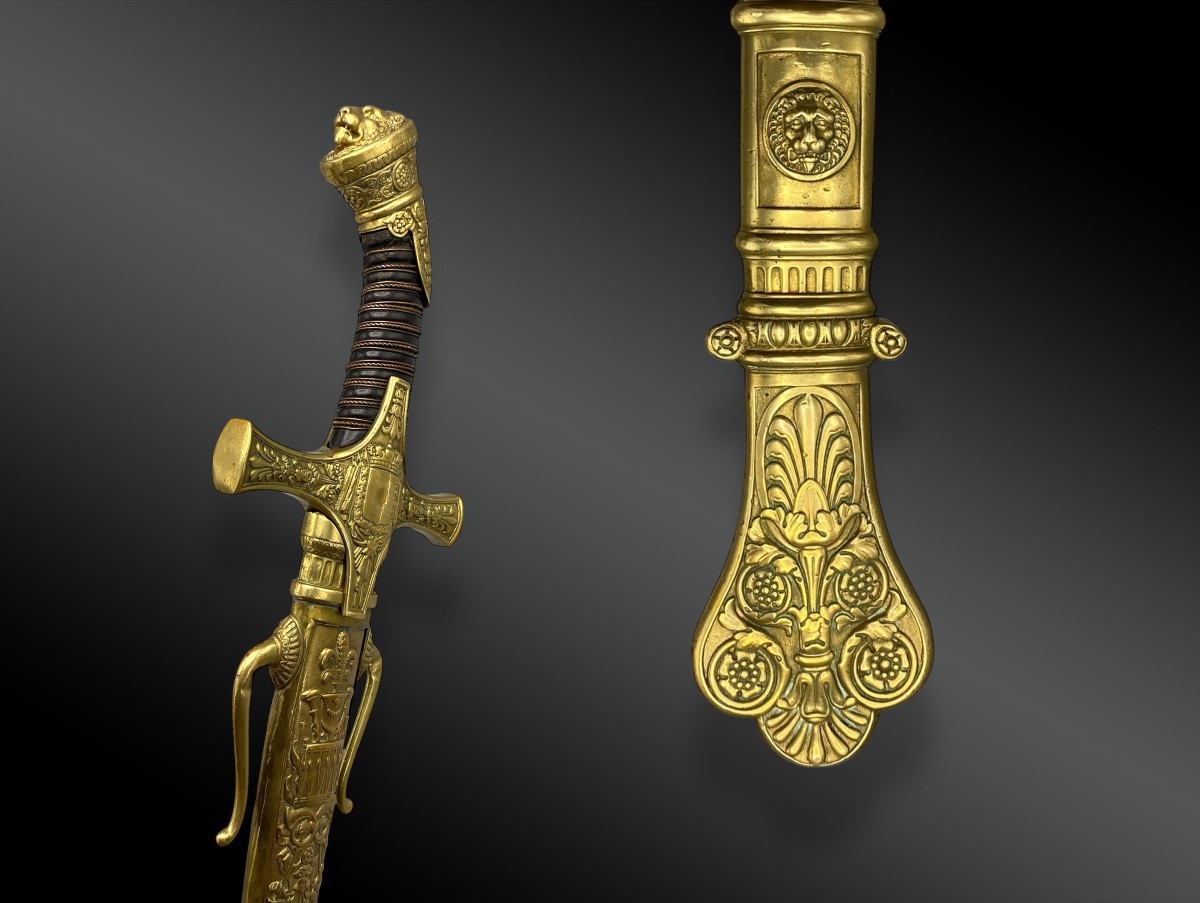 SABRE DE TAMBOUR-MAJOR, MODÈLE 1822, MODIFIÉ SOUS LA MONARCHIE DE JUILLET.-photo-3