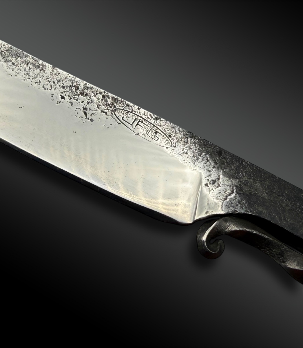 COUTEAU pliant intégral signé JFG - France - XXème siècle-photo-2