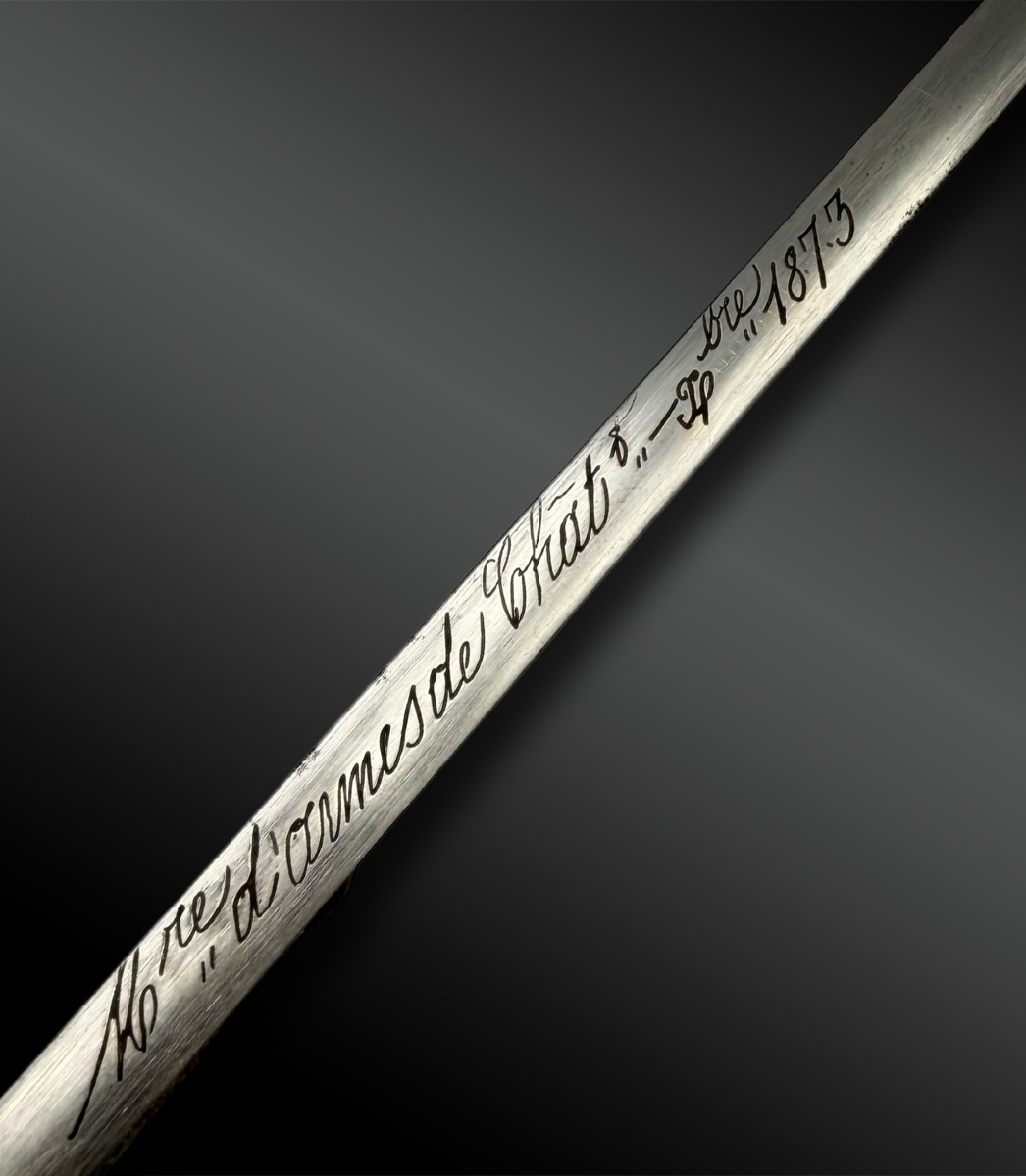 SABRE-BAÏONNETTE, fabrication simplifiée Défense Nationale - France - XIXème siècle-photo-4