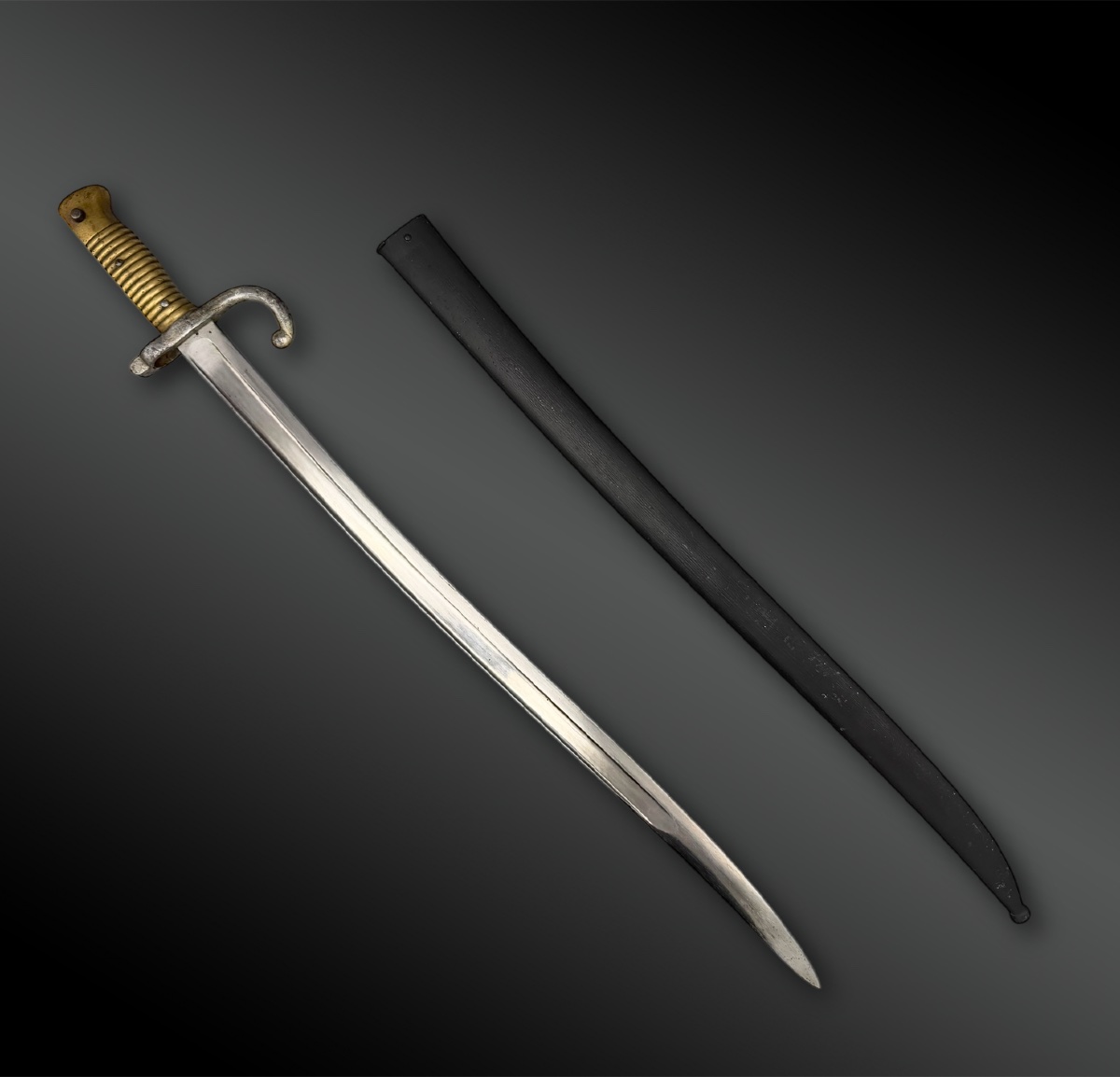 SABRE-BAÏONNETTE, fabrication simplifiée Défense Nationale - France - XIXème siècle-photo-3