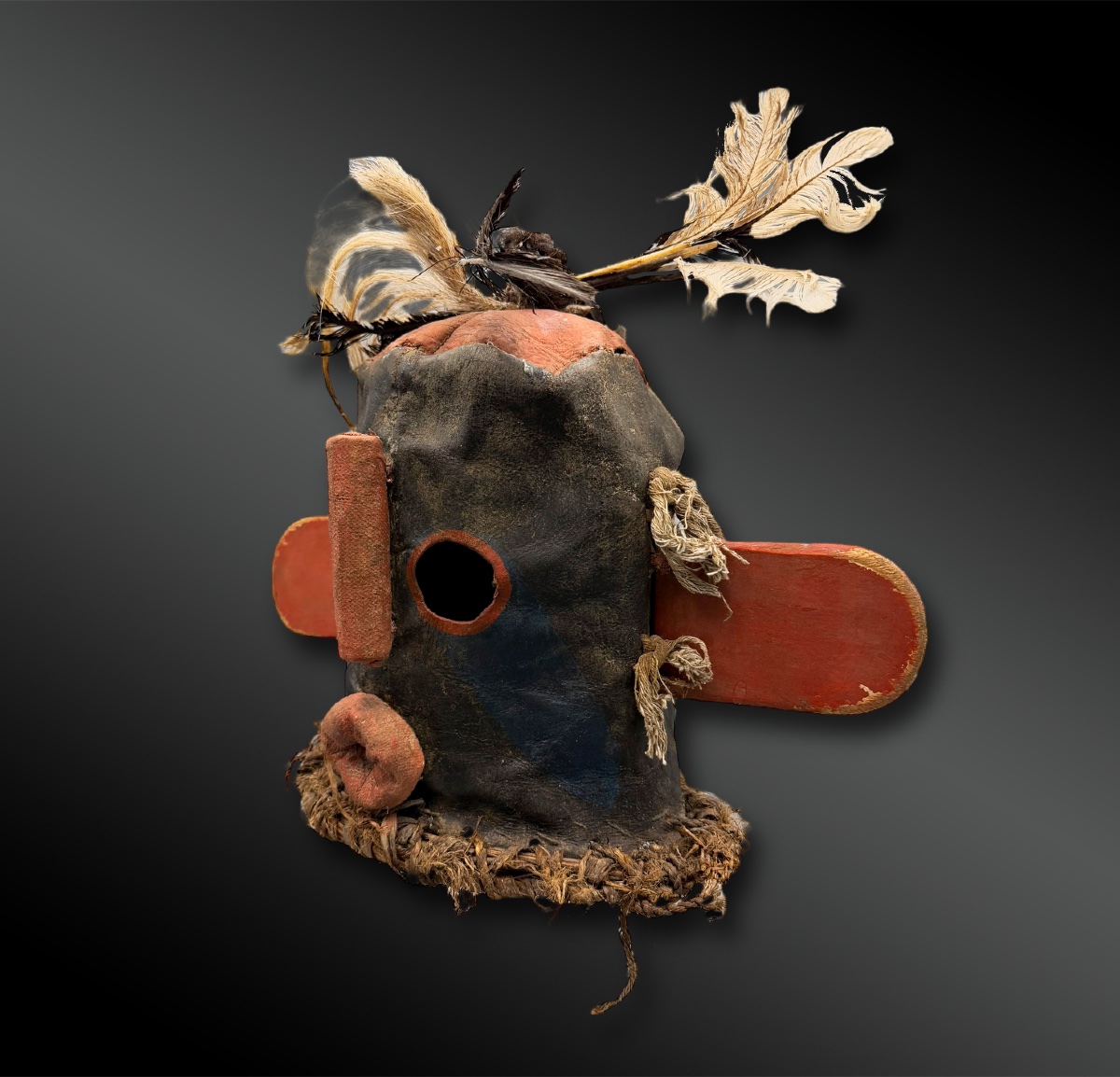Mask Representing Heheya - Hopi Culture, Arizona - Circa 1920-1930-photo-3