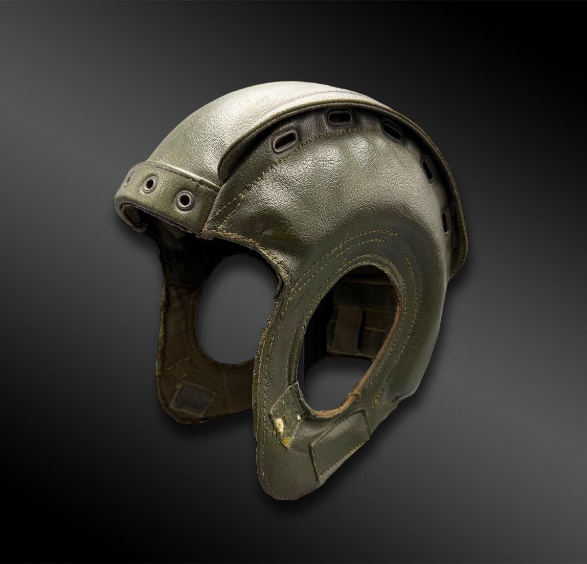 CASQUE de tankiste - France - XXème siècle-photo-3