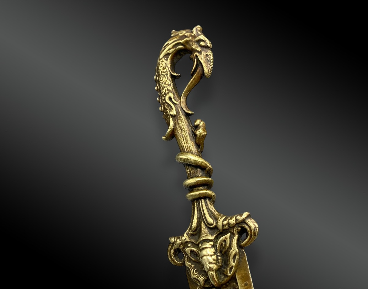 Dragon Letter Opener Or Paper Cutter, Romantic Style-photo-3