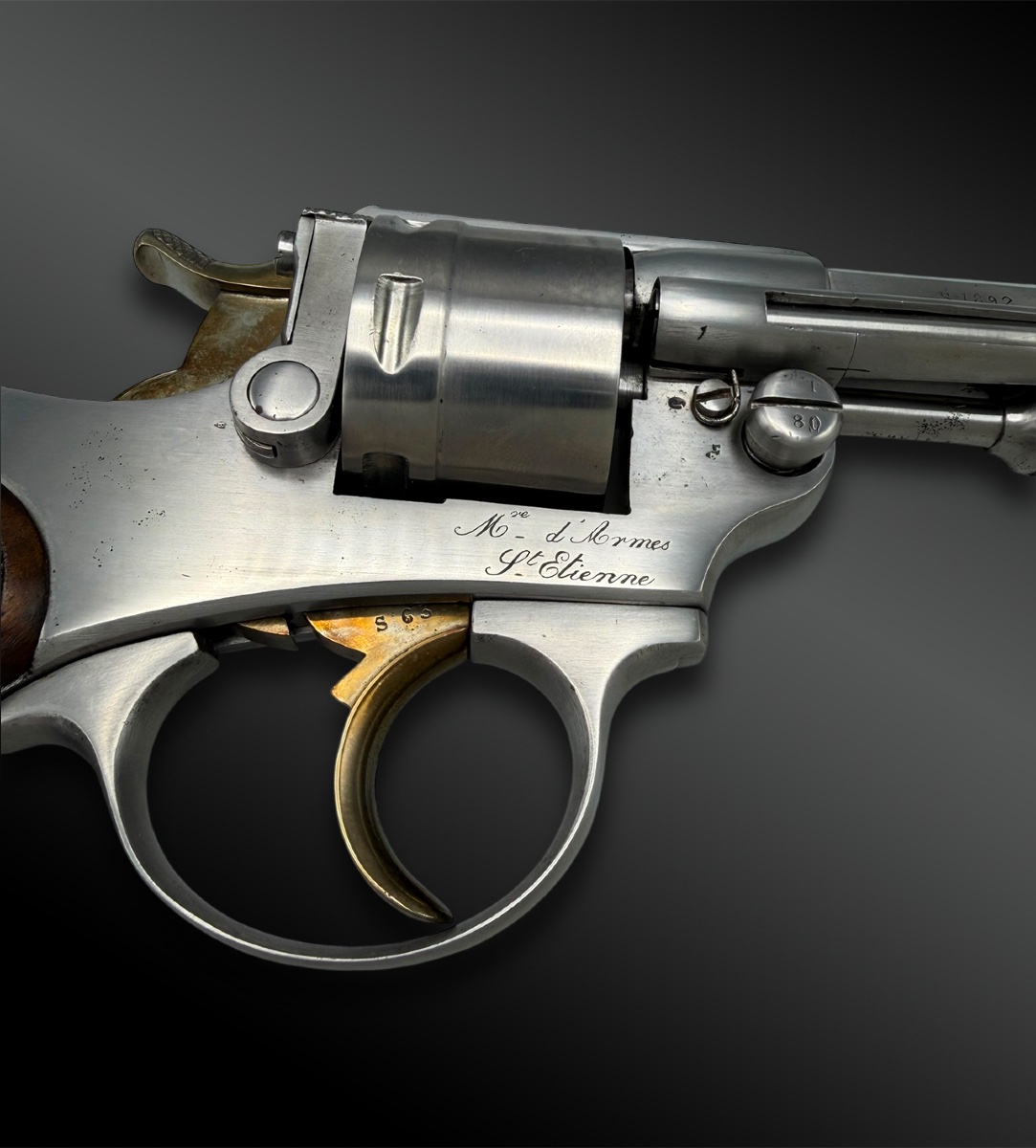 Revolver Modèle 1873, de la Manufacture d’Armes De Saint-Etienne - France - XIXème siècle-photo-2